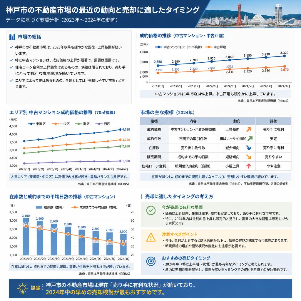 神戸市の不動産市場の現状