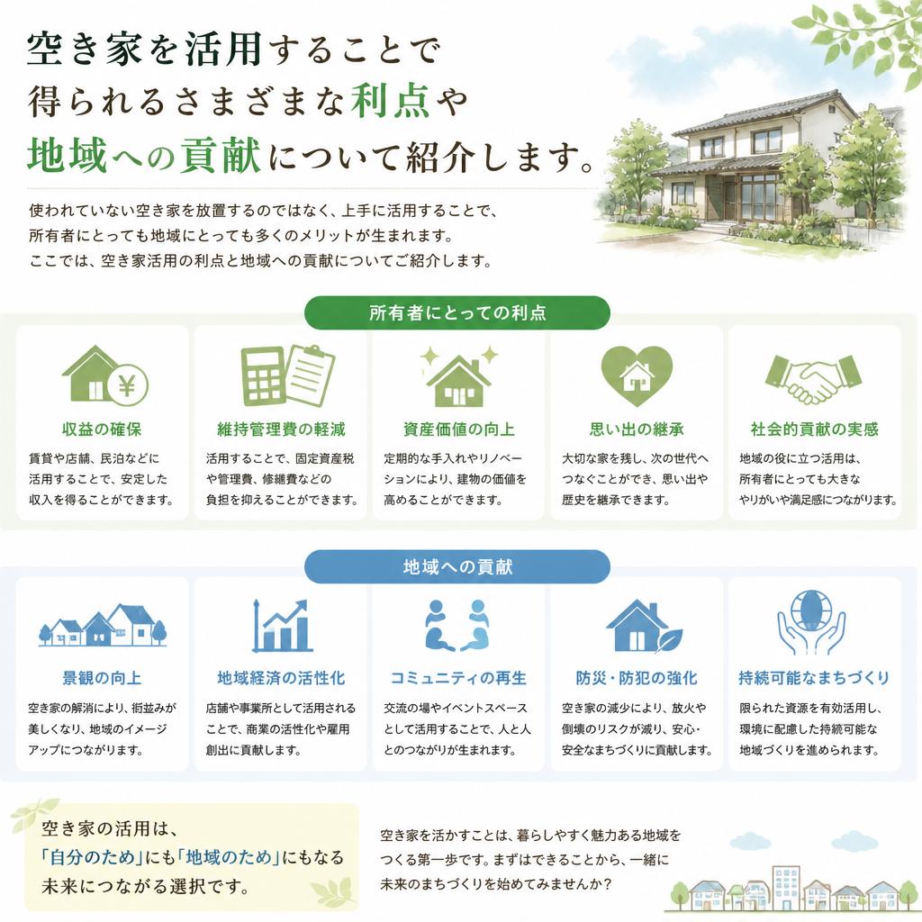 空き家活用のメリット