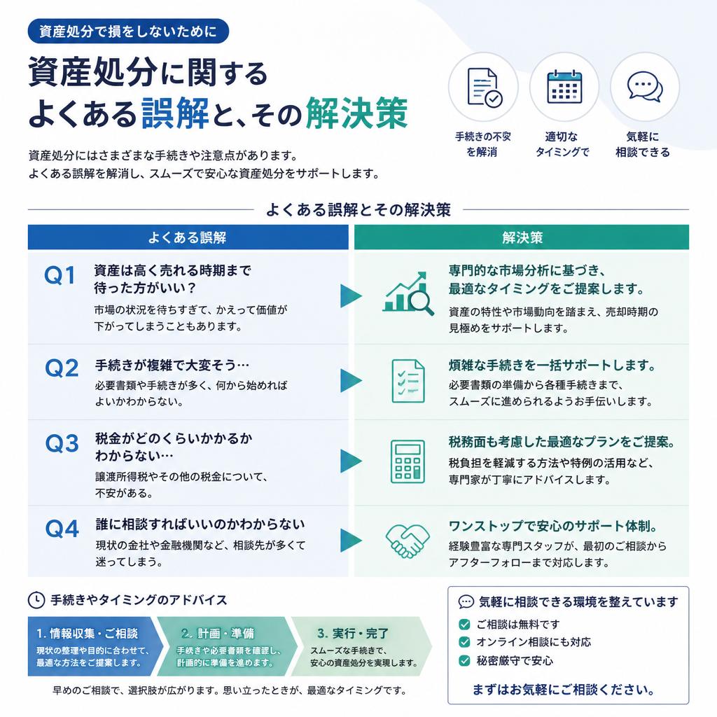 資産処分は難しくない