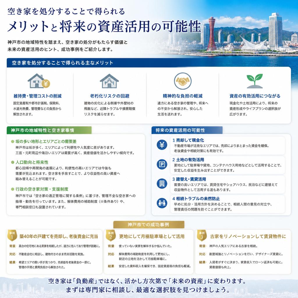 空き家処分のメリット