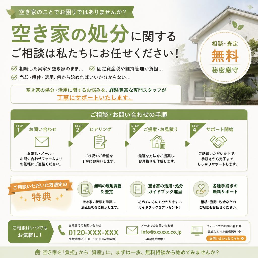 お問い合わせ・無料相談のご案内