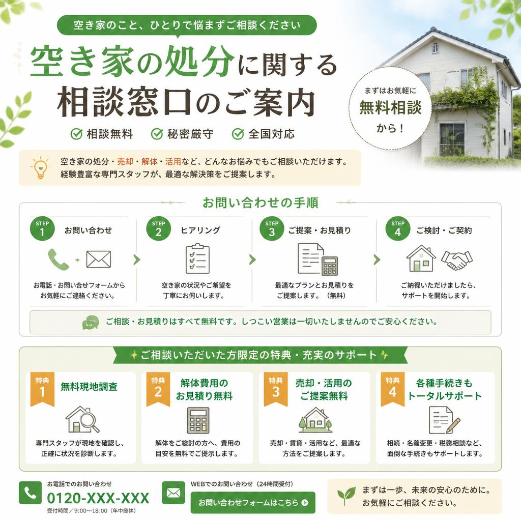 お問い合わせ・無料相談のご案内