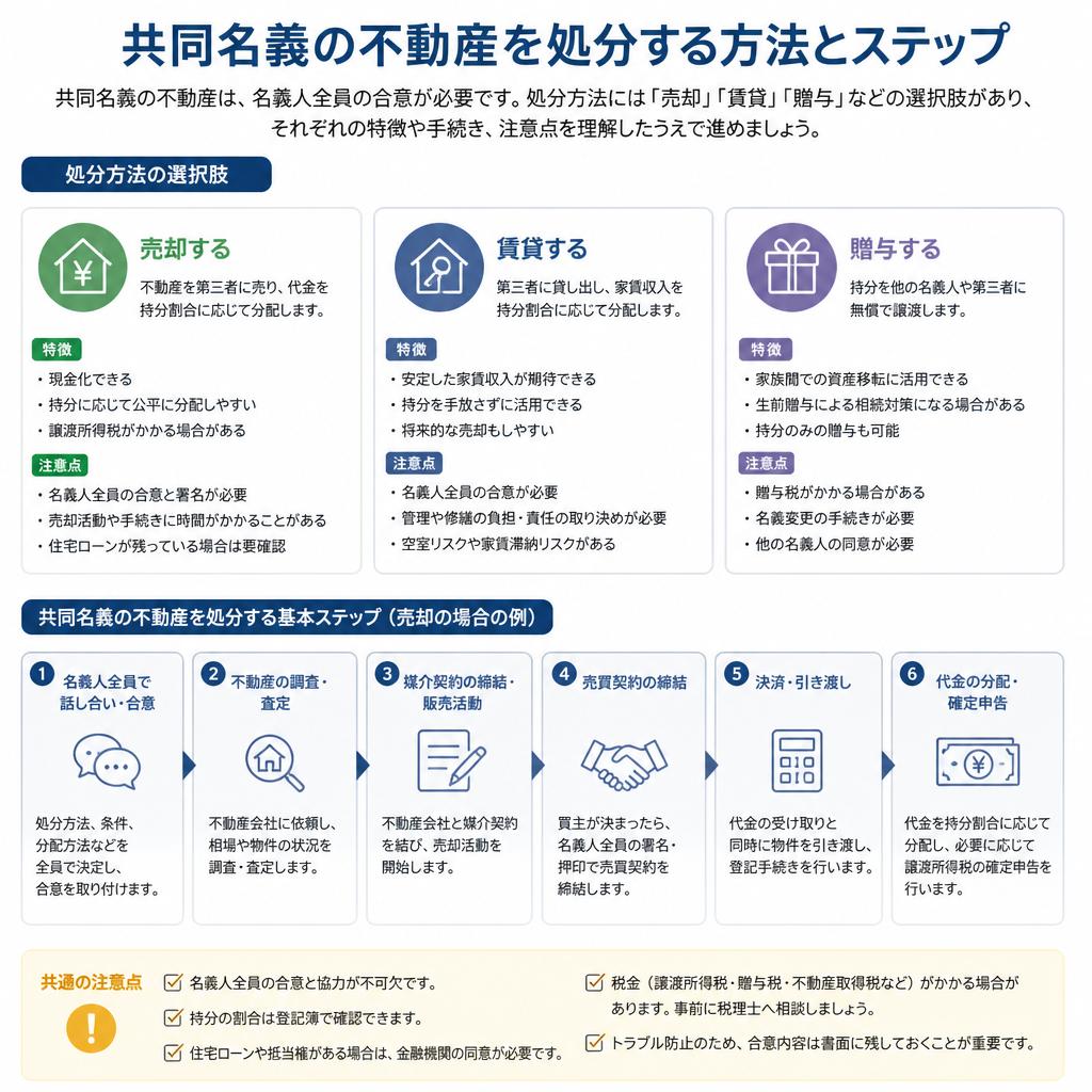 資産処分の方法