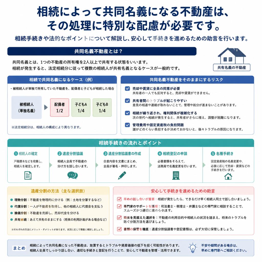 神戸市における共同名義不動産の相続とは？
