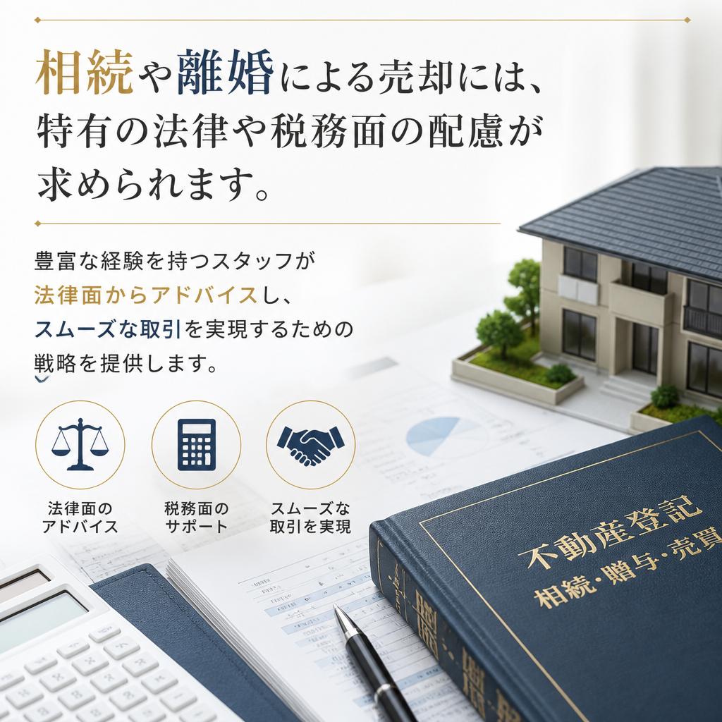 相続・離婚における販売戦略