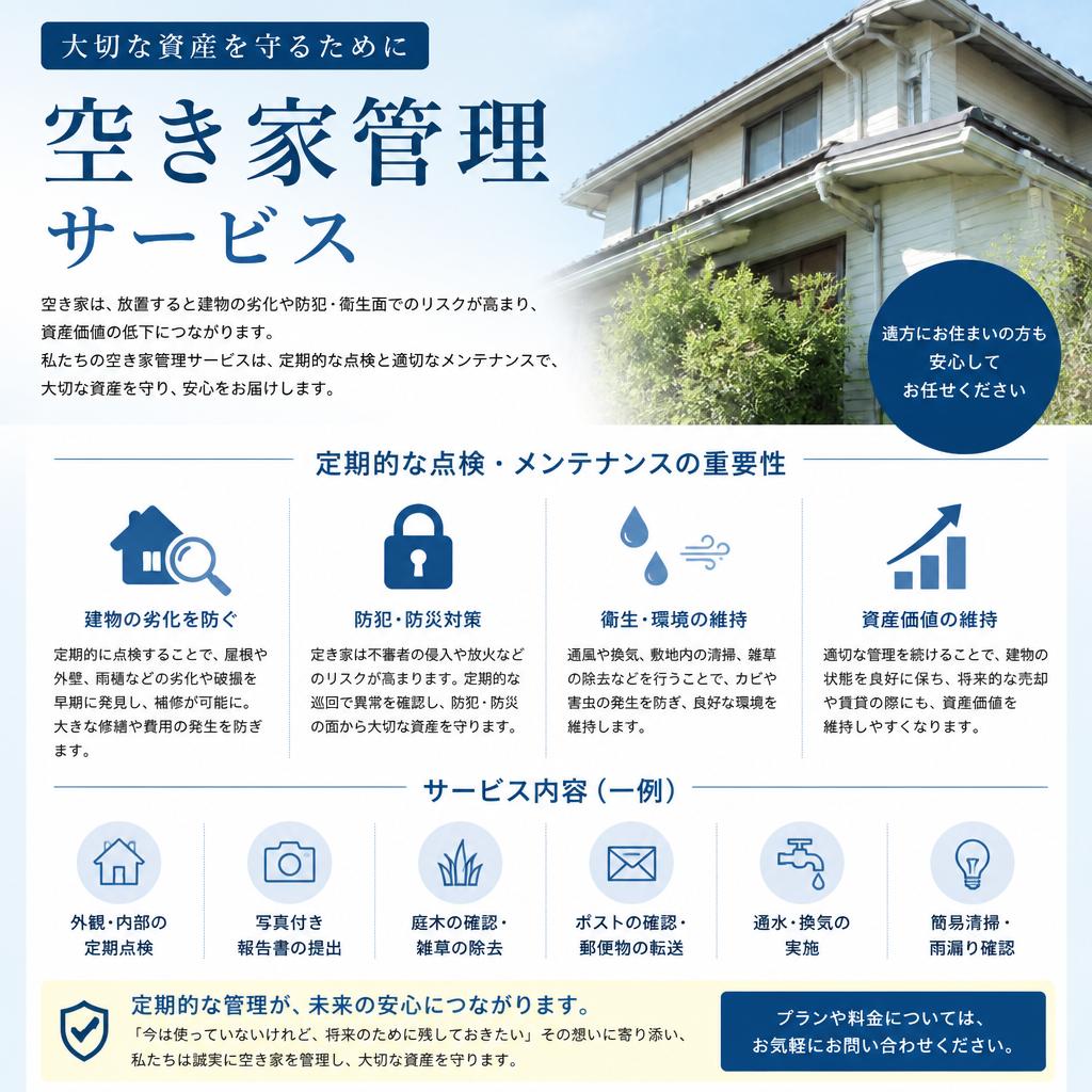 空き家管理サービス