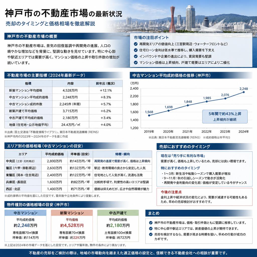 神戸市の不動産市場とは？