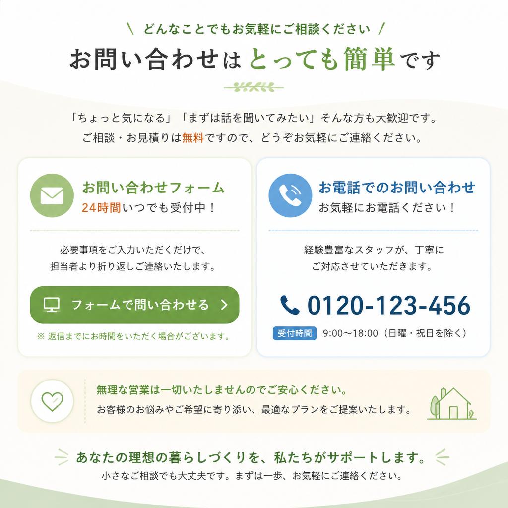 今すぐご相談を！