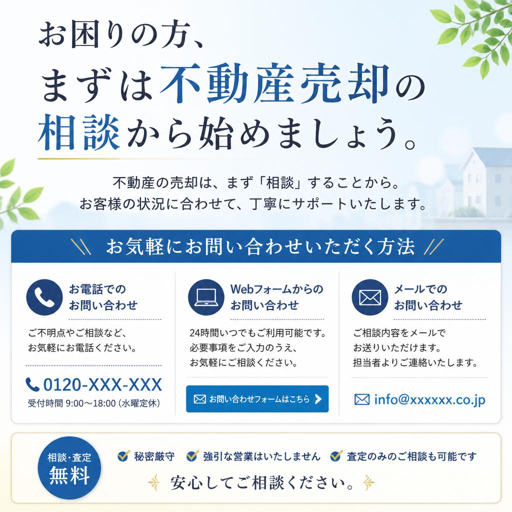 まずは相談してみませんか？