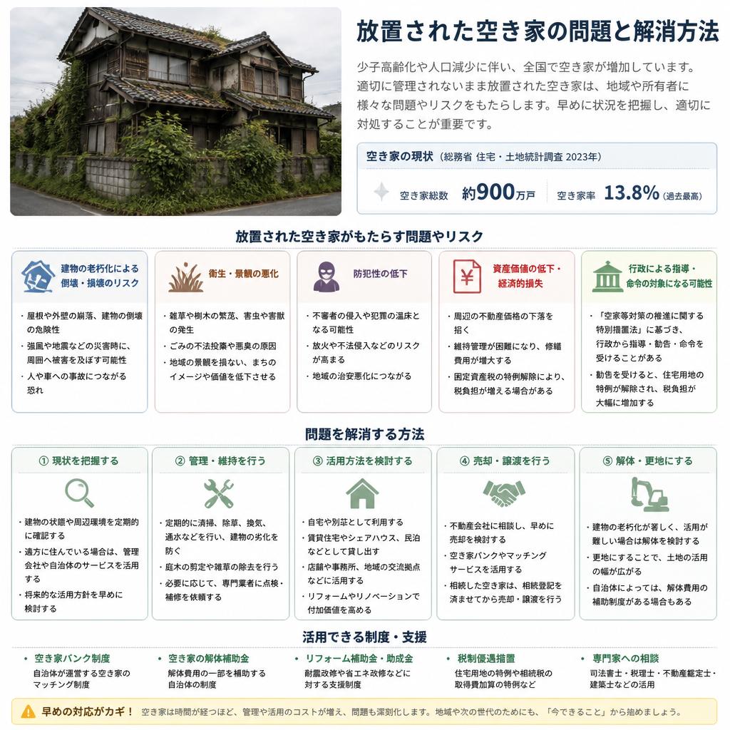 空き家のリスクとその解決策