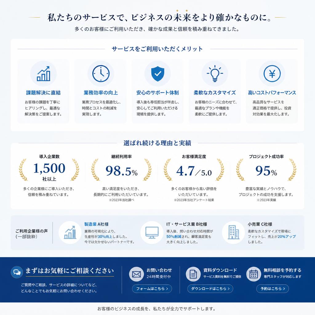まずはお気軽にお問い合わせを！