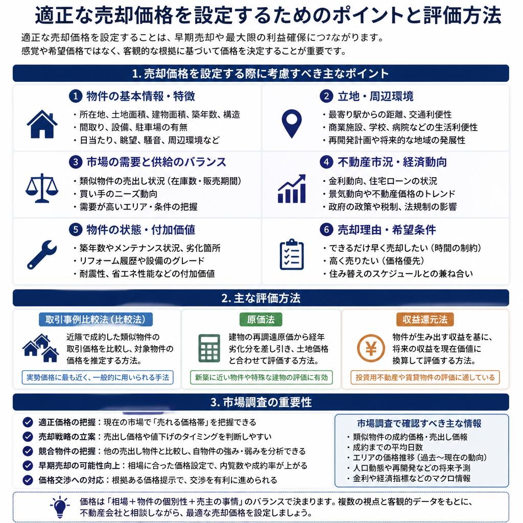 相続物件の売却価格の決め方