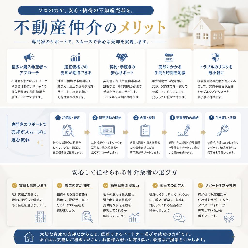 不動産仲介を通じたスムーズな売却