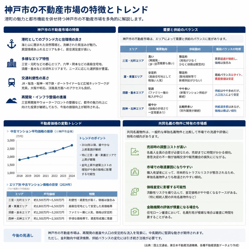 神戸市の不動産市場の現状