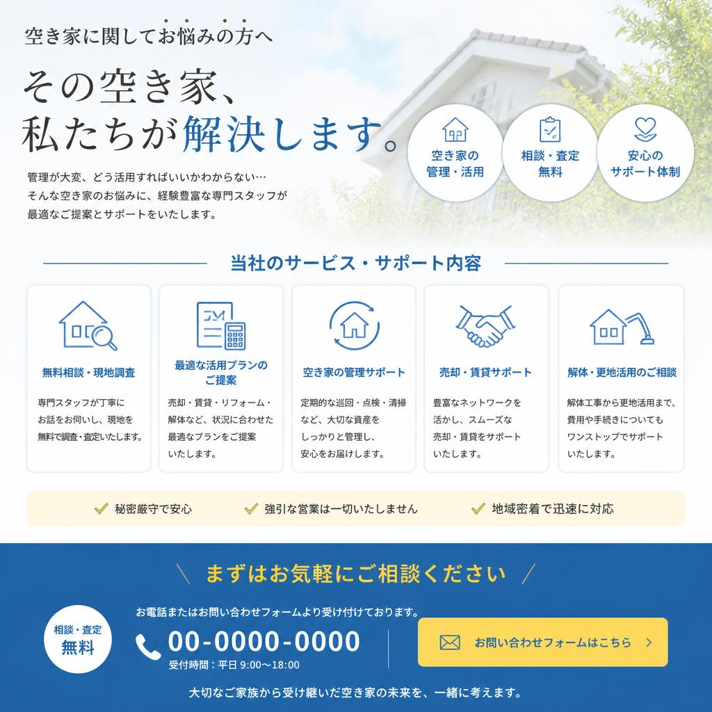 まずはお気軽にご相談を