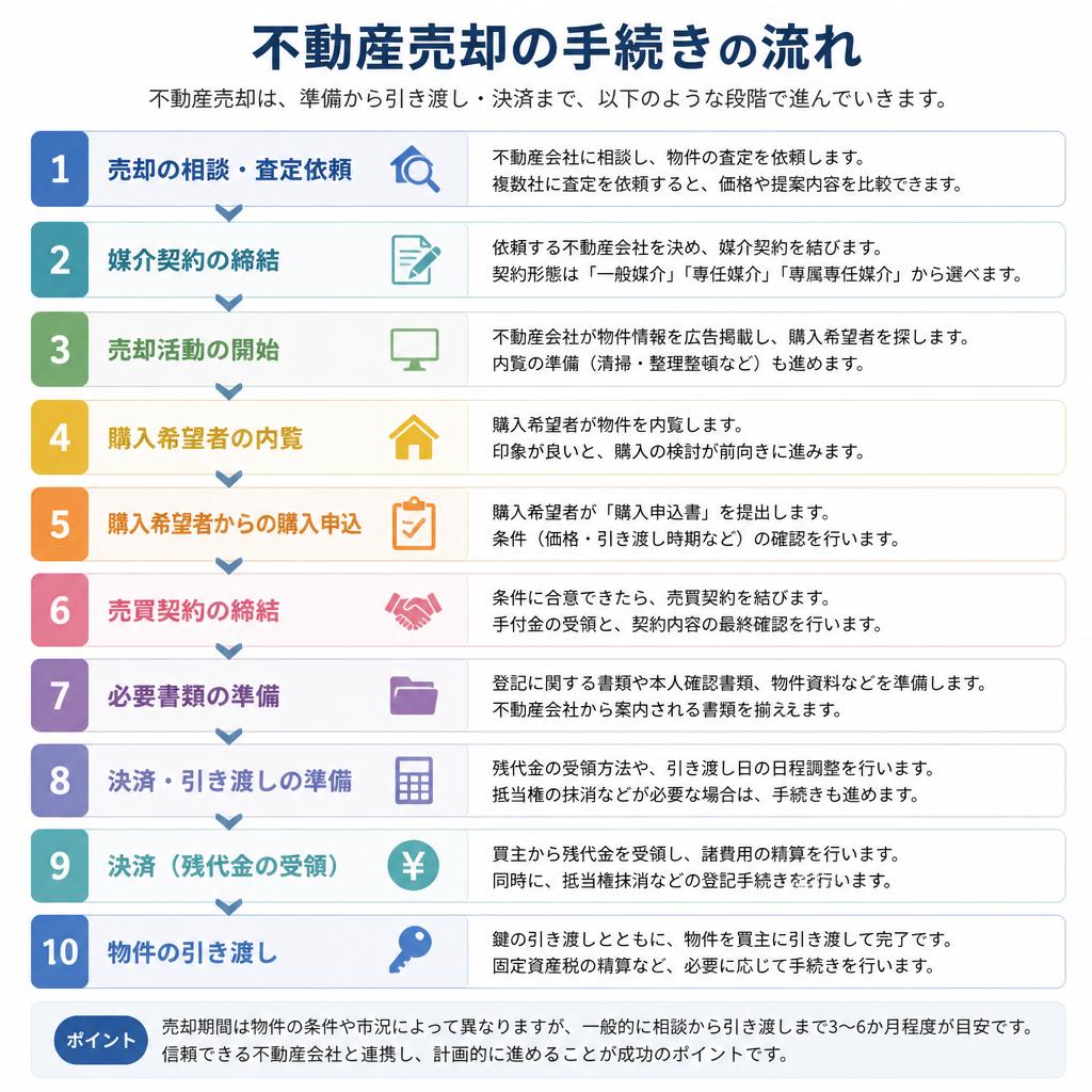 手続きの流れを解説