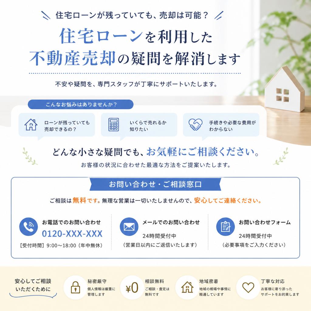 7. お問い合わせで不安を解消