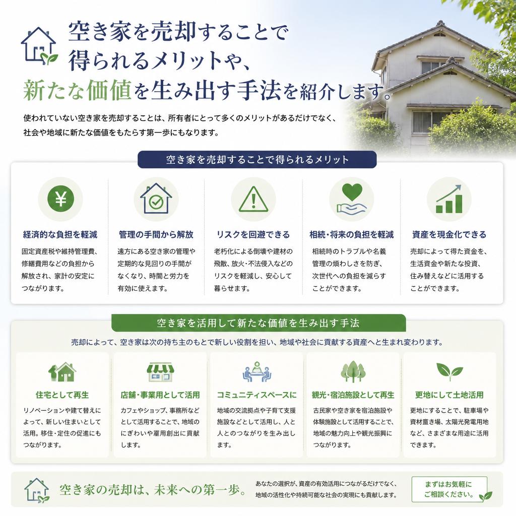 空き家活用のメリット