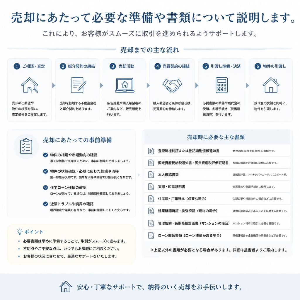 2. スムーズな売却のための準備