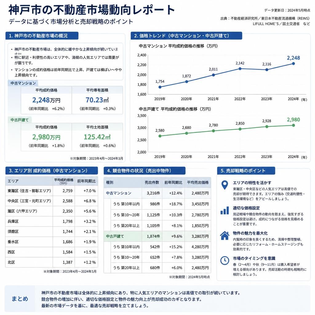 神戸市の不動産市場の現状