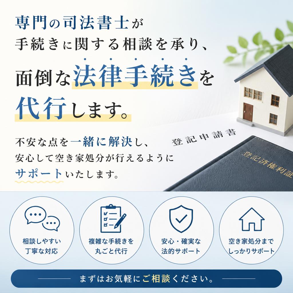 司法書士が提供する安心サポート