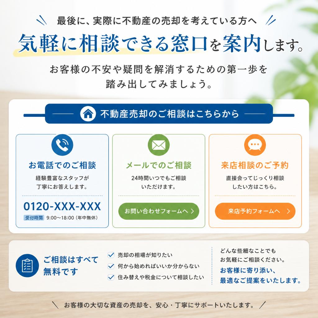 今すぐ相談を！あなたの不安を解消します