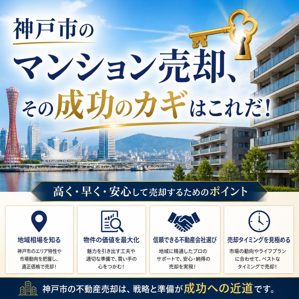神戸市のマンション売却、その成功のカギはこれだ！