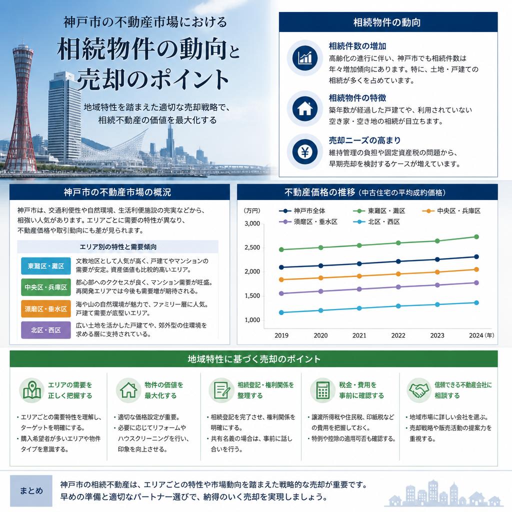 神戸市の相続物件状況