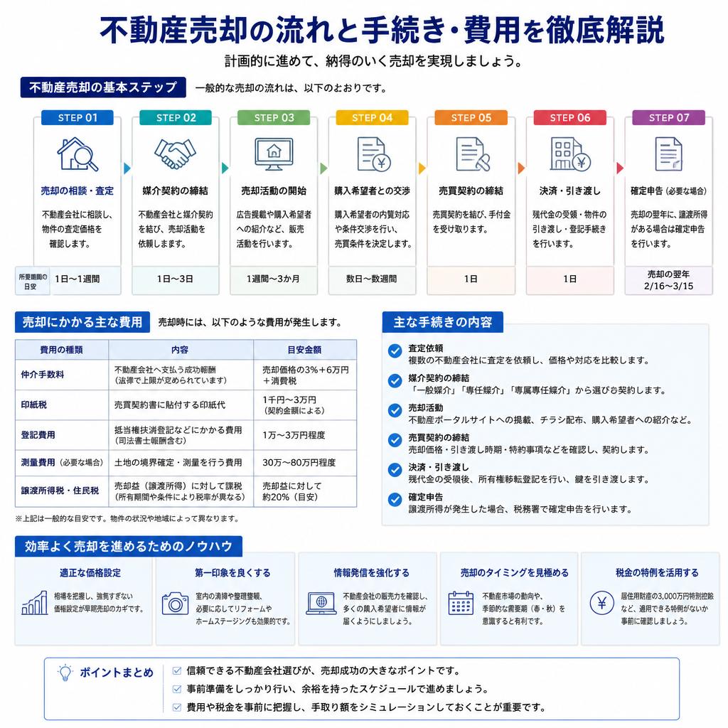 売却の流れと手続き