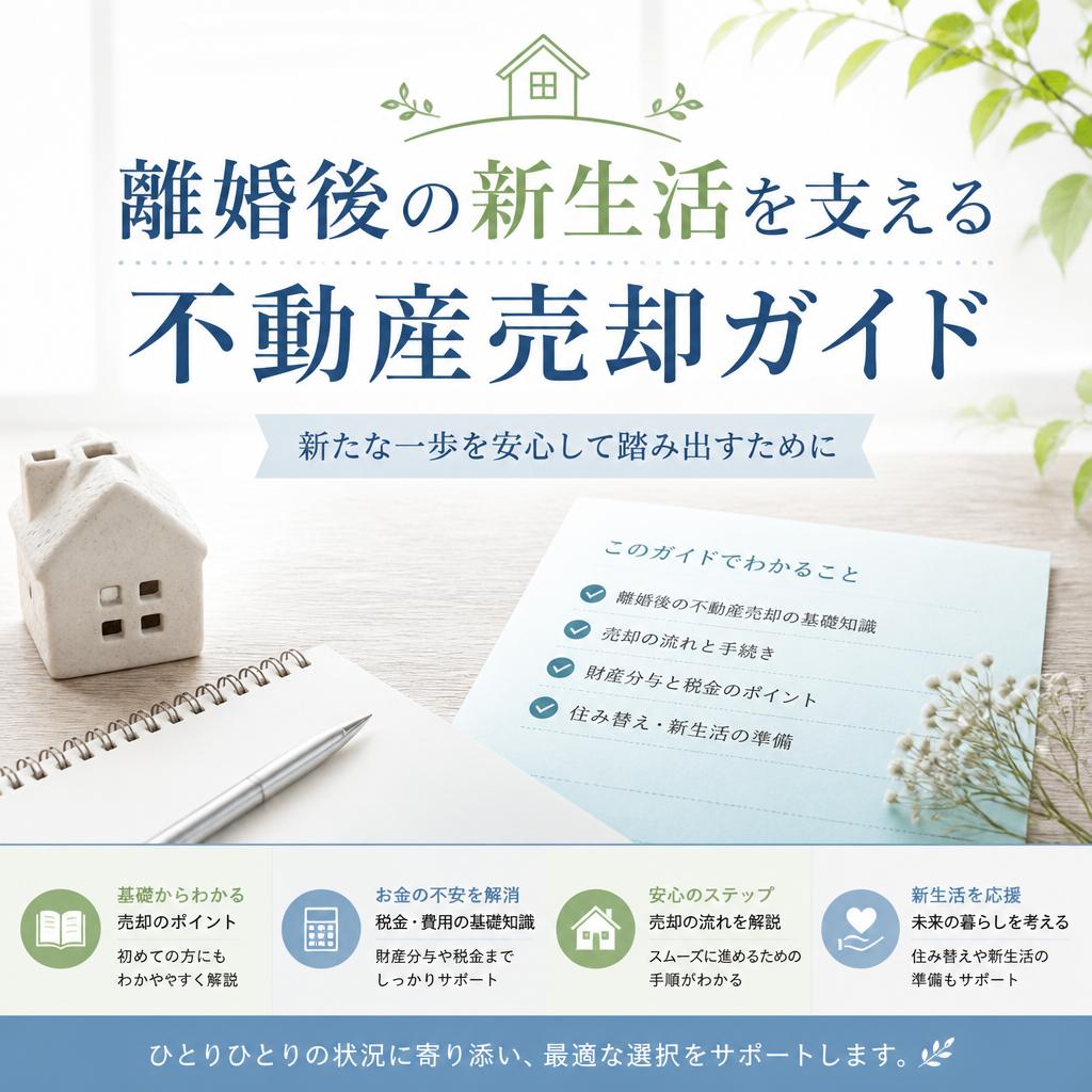 離婚後の新生活を支える不動産売却ガイド