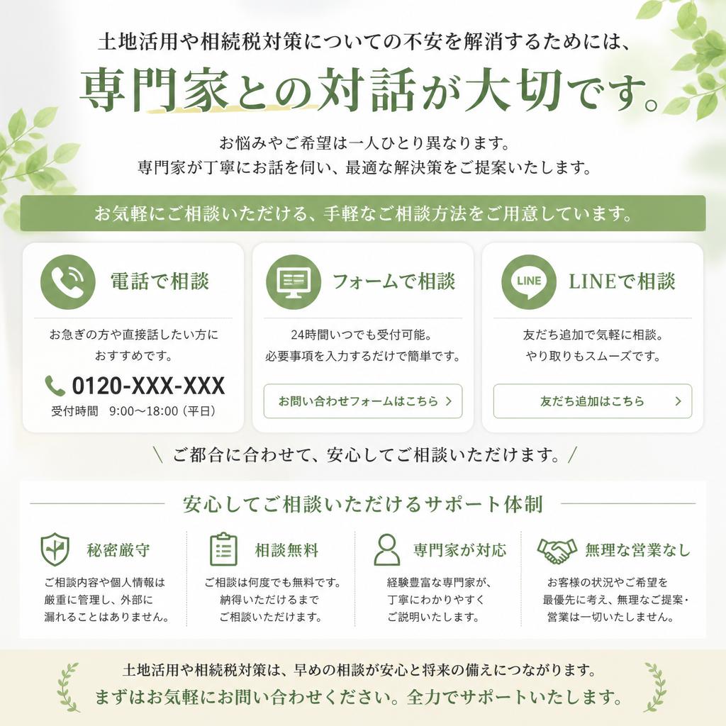 まずはお気軽にご相談を！